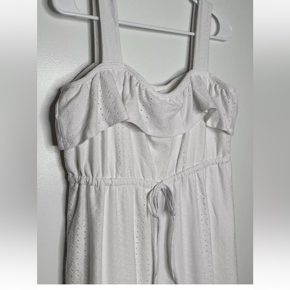 Adyson Parker White Strappy Maxi Dress Size Large NWT Yacht/Wedding/Engagement - Picture 2 of 8